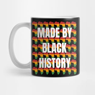 Made By Black History Womans Face Africa Country Silhouette Pattern Mug